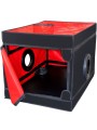 SECRET DOME KINK CLUB LA NICHE CABINA NEGRO ROJO