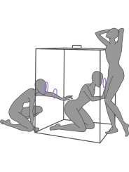 SECRET DOME KINK CLUB CABINA SCANDALE MORADO