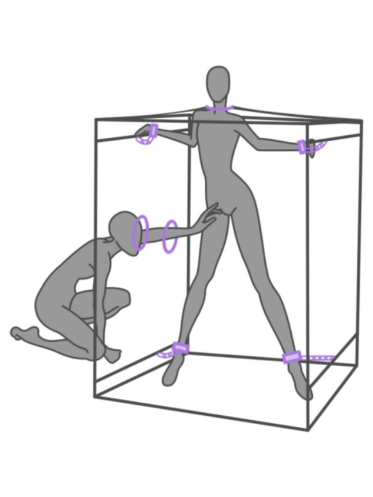 SECRET DOME KINK CLUB CABINA SCANDALE MORADO