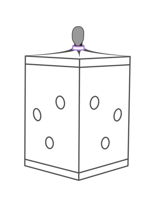 SECRET DOME KINK CLUB CABINA SCANDALE MORADO