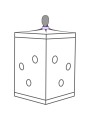 SECRET DOME KINK CLUB CABINA SCANDALE MORADO