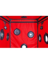 SECRET DOME KINK CLUB CABINA SCANDALE NEGRO ROJO