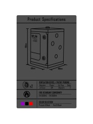 SECRET DOME KINK CLUB CABINA SCANDALE NEGRO ROJO