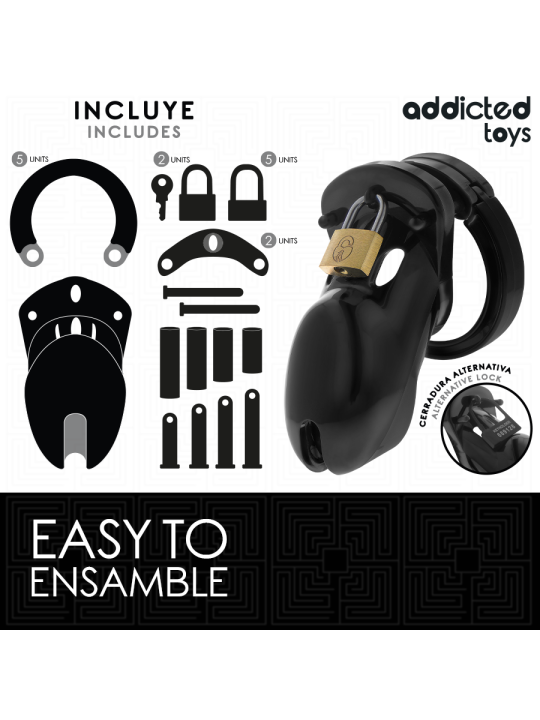 ADDICTED TOYS LOCKED FORBIDDEN VAULT JAULA PARA PENE 10 CM