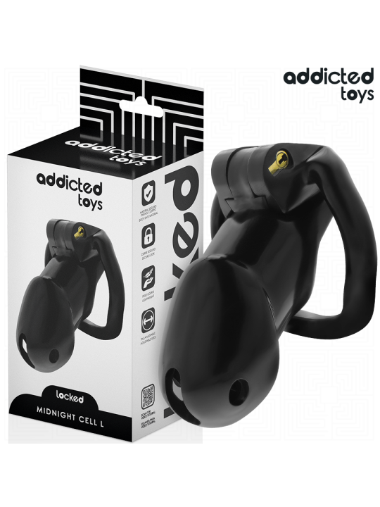 ADDICTED TOYS LOCKED MINDNIGHT CELL JAULA PARA PENE TALLA L
