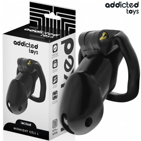 ADDICTED TOYS LOCKED MINDNIGHT CELL JAULA PARA PENE TALLA L