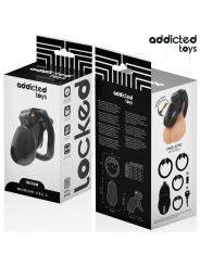 ADDICTED TOYS LOCKED MINDNIGHT CELL JAULA PARA PENE TALLA S 48 CM