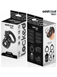 ADDICTED TOYS LOCKED GILDEN CAGE JAULA PARA PENE DE SILICONA 85 CM