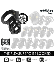 ADDICTED TOYS LOCKED GILDEN CAGE JAULA PARA PENE DE SILICONA 85 CM