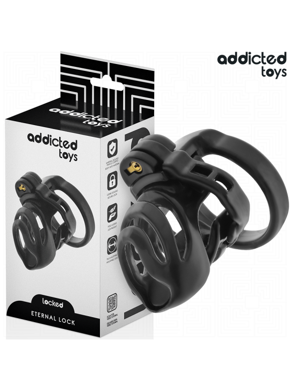 ADDICTED TOYS LOCKED ETERNAL LOCK JAULA PARA PENE 9 CM