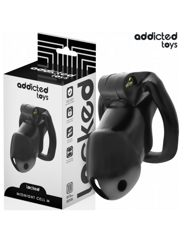 ADDICTED TOYS LOCKED MINDNIGHT CELL JAULA PARA PENE 42 CM TALLA M