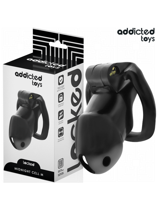 ADDICTED TOYS LOCKED MINDNIGHT CELL JAULA PARA PENE 42 CM TALLA M