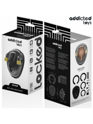 ADDICTED TOYS LOCKED KEYLESS RESTRAINT JAULA PARA PENE 115 CM