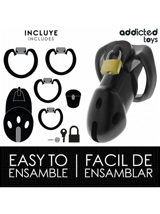 ADDICTED TOYS LOCKED UNBROKEN DEN JAULA PARA PENE 98 CM