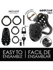 ADDICTED TOYS LOCKED CHAINED HOLLOW JAULA PARA PENE 105 CM