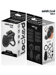 ADDICTED TOYS LOCKED CHAINED HOLLOW JAULA PARA PENE 105 CM