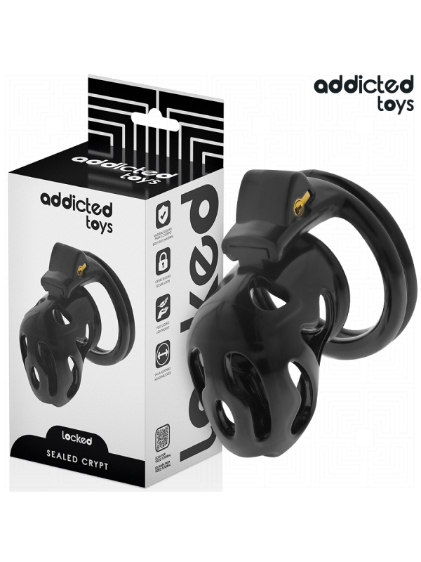 ADDICTED TOYS LOCKED SEALED CRYPT JAULA PARA PENE 8 CM