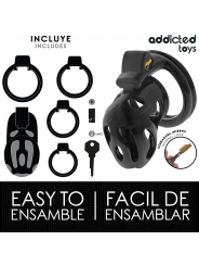 ADDICTED TOYS LOCKED SEALED CRYPT JAULA PARA PENE 8 CM