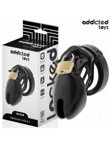 ADDICTED TOYS LOCKED OBSIDIAN HOLD JAULA PARA PENE TALLA S