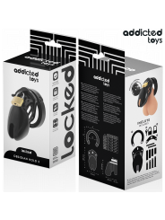 ADDICTED TOYS LOCKED OBSIDIAN HOLD JAULA PARA PENE TALLA S