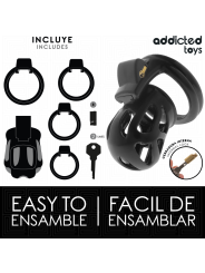 ADDICTED TOYS LOCKED SILENT KEEP JAULA PARA PENE 75 CM