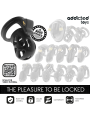 ADDICTED TOYS LOCKED SILENT KEEP JAULA PARA PENE 75 CM