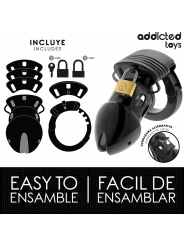 ADDICTED TOYS LOCKED CHASTITY DEPTHS JAULA PARA PENE 75 CM