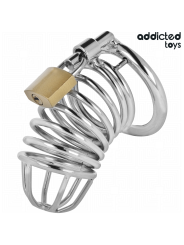 ADDICTED TOYS LOCKED IRON CELL JAULA PARA PENE DE METAL 4 CM TALLA S