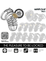ADDICTED TOYS LOCKED IRON CELL JAULA PARA PENE DE METAL 4 CM TALLA S